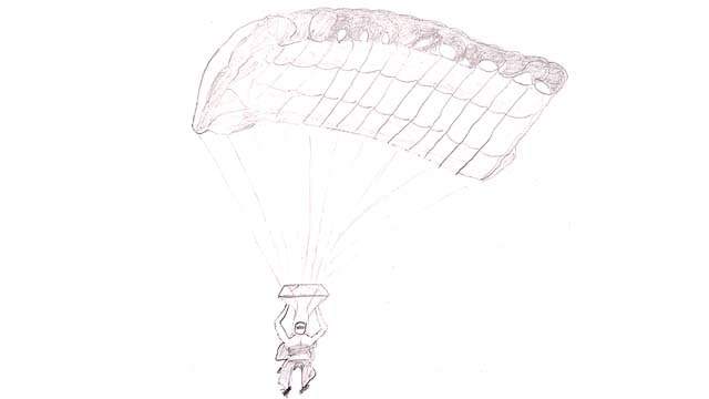 ram air parachute in hindi